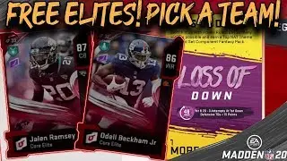 FREE ELITES IN HOUSE RULES! ODELL, VON, JULIO, JALEN RAMSEY! MADDEN 20 ULTIMATE TEAM