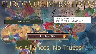 Europa Universalis IV | Alliances & Truces DISABLED | EU 4 AI Timelapse