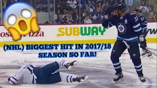 (NHL) BIGGEST HITS IN 2017/18 SEASON SO FAR!😱     Clean/Dirty Hits