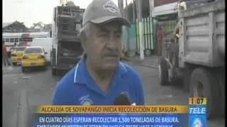 Alcaldia de Soyapango inicia recoleccion de basura