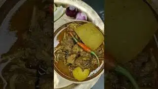 Assamese Traditional Duck Curry With Rice#shorts