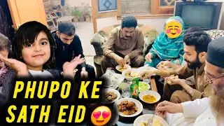 Eid Ke Rang Phupo Ke Sang 😍 || Family Eid Vibes || Celeberating Family 🧡 @rajabbutt94