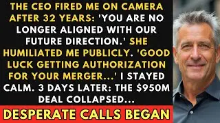 I Got Fired In Front Of Everyone After 32 Years—The $950M Merger Collapsed in 3 Days