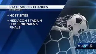 KCCI sports explains change in schedule, location of state high school soccer