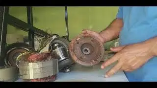 Como trocar a embreagem do motor de máquina de costura industrial.