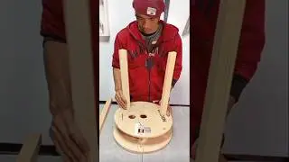 Make a Simple round coffee table.#woodworking  #diy