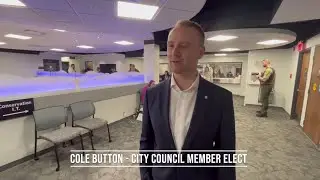 Cole Button reaction to Council Bluffs City Council election results
