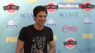 Ian Somerhalder 'The Vampire Diaries' arrives at Teen Choice Awards 2013 Blue Carpet