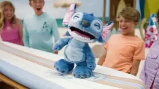 Disney Ultimate Stitch Interactive Feature Plush Disney Channel Sponsor TV Commercial - 2025