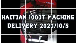 Haitian 1000T injection molding machines sell and deliver in Ningbo China haituo plastic machinery!!