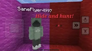 Hide and hunt with my friend! Minecraft mini game Minecraft 