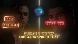 Ae Inspired Text Animation Like Juraij Edits In Alight Motion Z (+Preset) | Pasha Edits