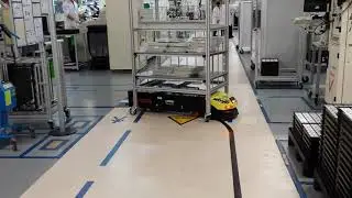 Mouse towing trolley K10 navigating in a conditional circuit