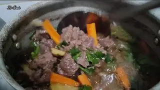 Gara gara masak order sup daging customer,Zue masak jugak menu sama sarapan family sebab terliur