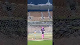 Dhoni & Sanju Samson's Net Session | Keeper-Batter-Skipper duo | IPL 2023 | Rajasthan Royals #shorts
