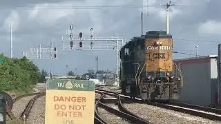 CSX Y322 at Metrorail Transfer Station returning to Hialeah Yard