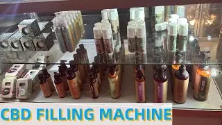 CBD glass dropper bottle filling line | dropper filling machine