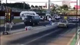 Kombi turbo vs chevette turbo na arrancada