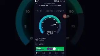 Тест скорости YOTA 4G в Москве