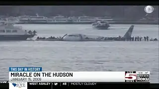 VIDEO: This Day in History: Jan. 15, 2009: Airliner&rsquo;s bird strike ends in &lsquo;Miracle on the Hudson&rsquo;