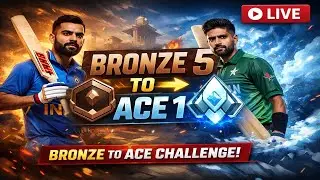 REAL CRICKET 24 | BRONZE 5 TO ACE 1 | Day 1 🥶!!