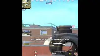 🔥Double Kar98 shot 🥰on rooftop of stadium 🏟 just amazing watch till the end 🤗 #shorts #sniper❤