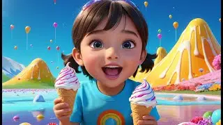 The Ice Cream Bridge Melts Away | Fun Toddler Song | Sweet Nursery Rhyme