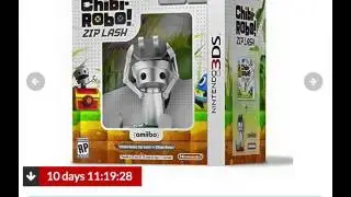 Chibi-Robo!: Zip Lash with Chibi-Robo amiibo bundle Countdown