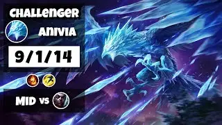 Anivia vs Ekko Mid 11.18 Challenger Gameplay S11 (9/1/14) - NA