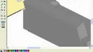 Isometric Bedroom Drawing