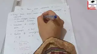 Chapter 5 Power Series and Related Theorems | Mcqs of Complex Analysis
