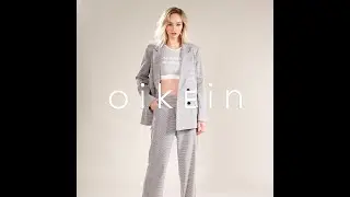 Checked Double-Breasted Blazer /Checked Trousers /OikEin.uk