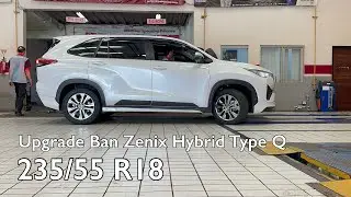Upgrade Ban Innova Zenix Hybrid Type Q  235/55 R18.