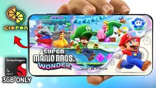 Super Mario Bros Wonder 3GB Mobile Gameplay | Smooth FPS Test | #supermario #games #pc #nintendo 