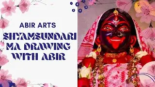 Shyamsundari ma drawing with Abir ❤️ #subscribe #pencilportrsit #viral #art 