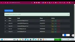 Laravel 12 Bootstrap 5 CRUD Project Demo | Student Project