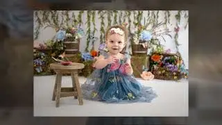 Elowen Spivey Butterfly Garden Cake Smash 720p
