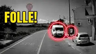Lascia il camion in rotonda, e se ne va a piedi in cerca di informazioni
