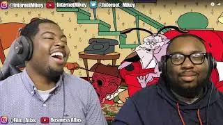 PINK LOVEABLE DOG - (Courage the Cowardly Dog Parody) REACTION @meatcanyon