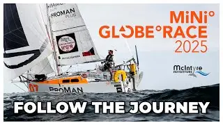 5.80 metre home build plywood boat solo around the world! Mini Globe Race 2025