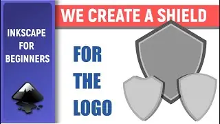 Tutorial for beginners in Inkscape: Simply Create Shield for Logo
