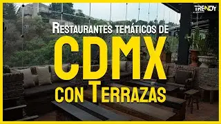 RESTAURANTES con las MEJORES VISTAS de la CDMX 😍🌙