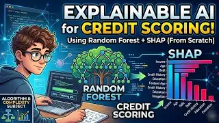 Explainable AI for Credit Scoring | Random Forest + SHAP from Scratch 