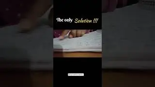 one solution #shorts#study#motivation #ytshort #music#viral#best#engineering #students