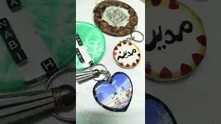 🌙✨Woh Mera Nabi ﷺ Hai | Resin Islamic Art | Art Explorer #diykeychain #islamicshorts #shorts #diy