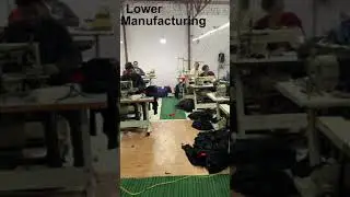 Lower manufacturing process/track pant/lower cutting process
