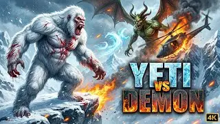 Yeti vs. Demon: The Ultimate Battle of Fire and Ice! ❄️🔥