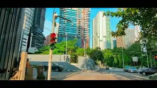 Beautiful Blue Sky Kuala Lumpur Drive Jalan Tun Razak To Jalan Perak