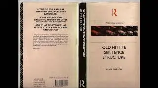 Old Hittite Sentence Structure  #hittite #books #ancient #anadolu #anatolia