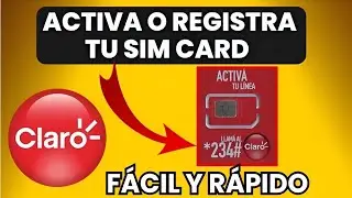 Como Registrar y Activar Tu SIM CARD CLARO en 2 Minutos | CLARO Colombia